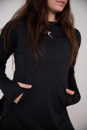 Functional women's top - M, Black