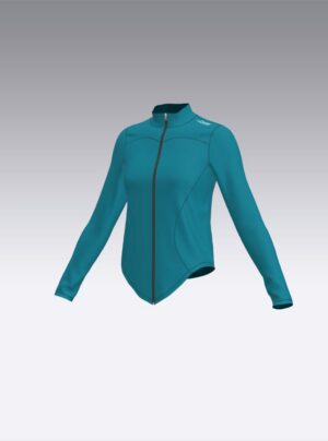 Full zipper heart Jacket - S, Blue