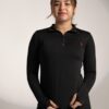 Swift-flow Black Quarter zip
